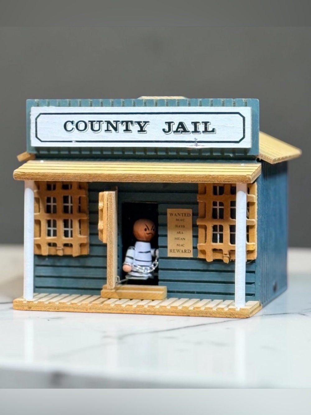 County Jail House Music Box "Don't Fence Me In"